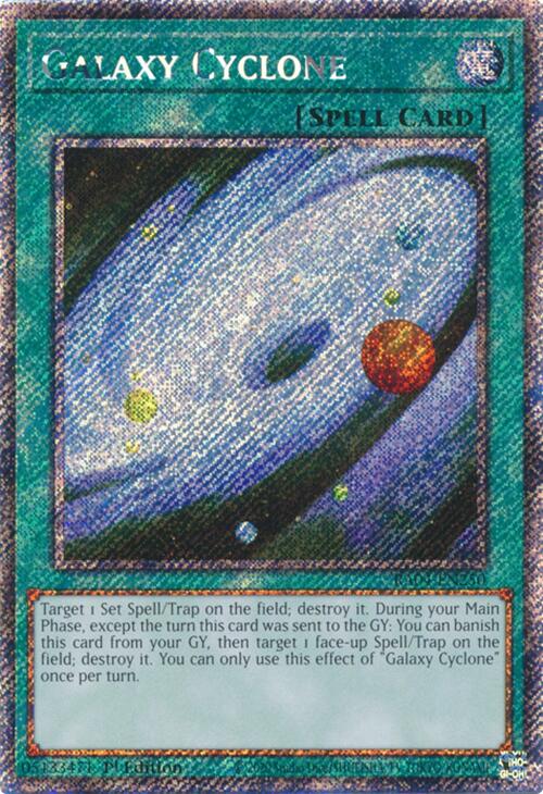 Galaxy Cyclone [RA04-EN250] Platinum Secret Rare | Exor Games New Glasgow