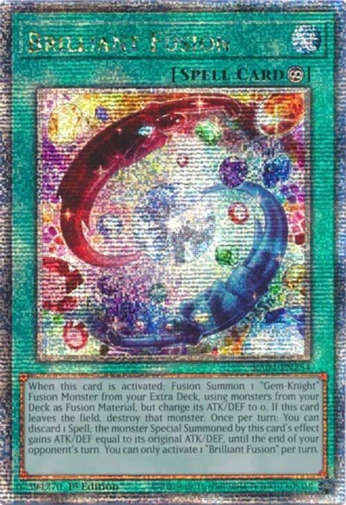 Brilliant Fusion [RA04-EN254] Quarter Century Secret Rare | Exor Games New Glasgow