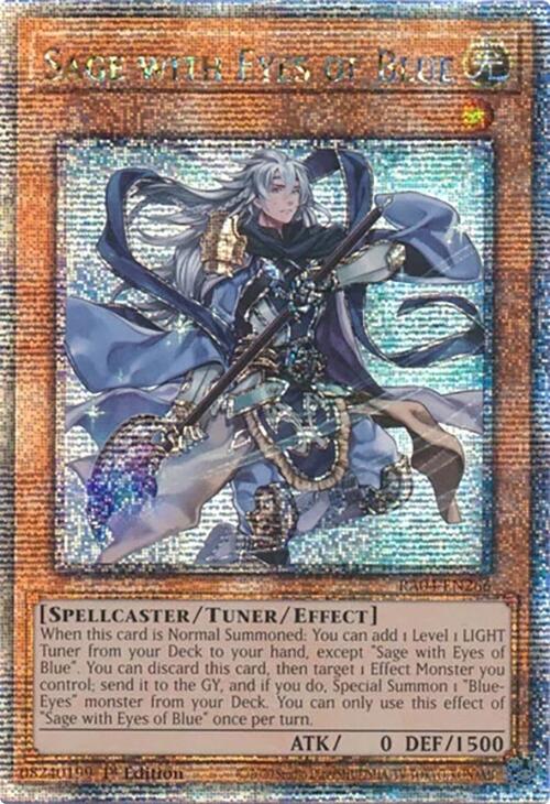 Sage with Eyes of Blue [RA04-EN266] Quarter Century Secret Rare | Exor Games New Glasgow