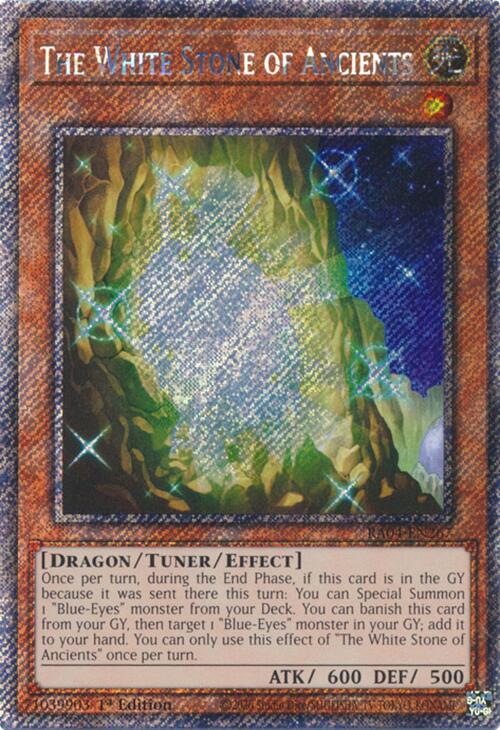 The White Stone of Ancients [RA04-EN267] Platinum Secret Rare | Exor Games New Glasgow