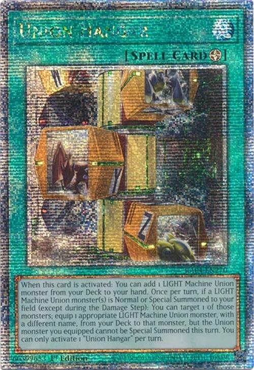 Union Hangar [RA04-EN270] Quarter Century Secret Rare | Exor Games New Glasgow