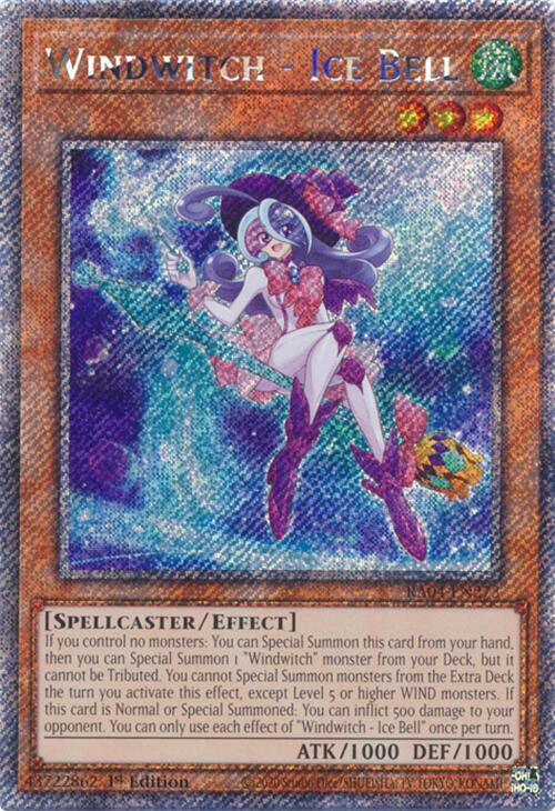 Windwitch - Ice Bell [RA04-EN273] Platinum Secret Rare | Exor Games New Glasgow