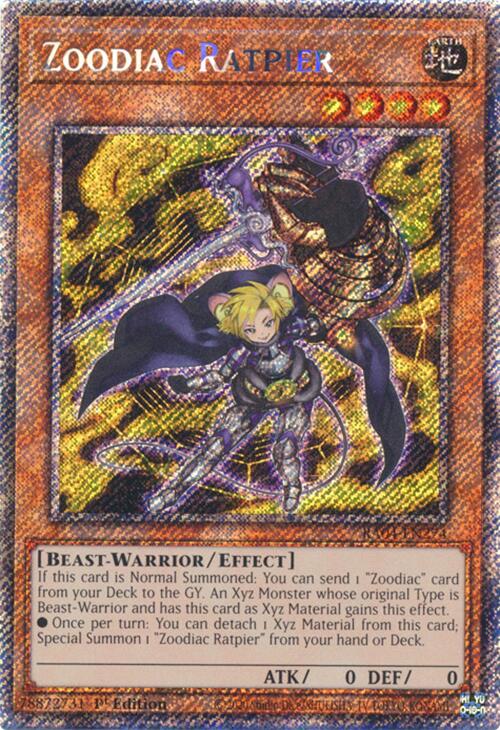 Zoodiac Ratpier [RA04-EN274] Platinum Secret Rare | Exor Games New Glasgow