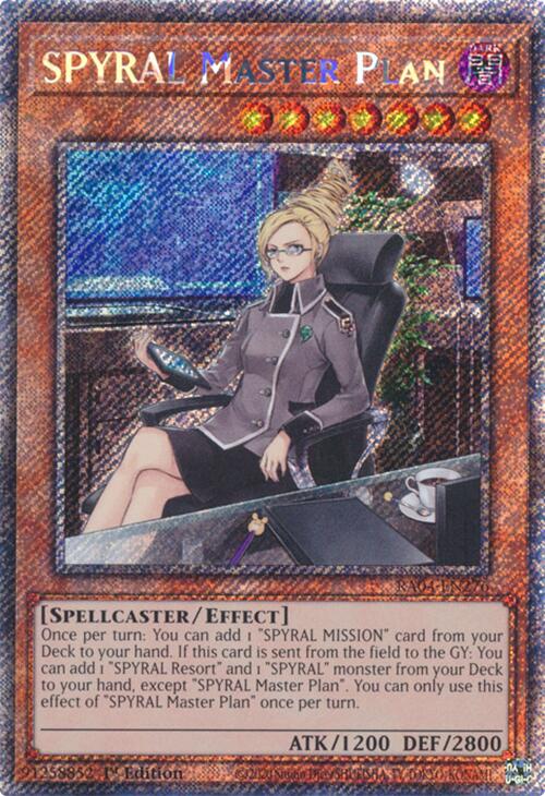 SPYRAL Master Plan [RA04-EN276] Platinum Secret Rare | Exor Games New Glasgow