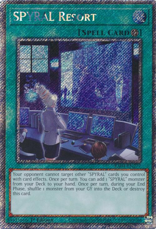 SPYRAL Resort [RA04-EN277] Platinum Secret Rare | Exor Games New Glasgow