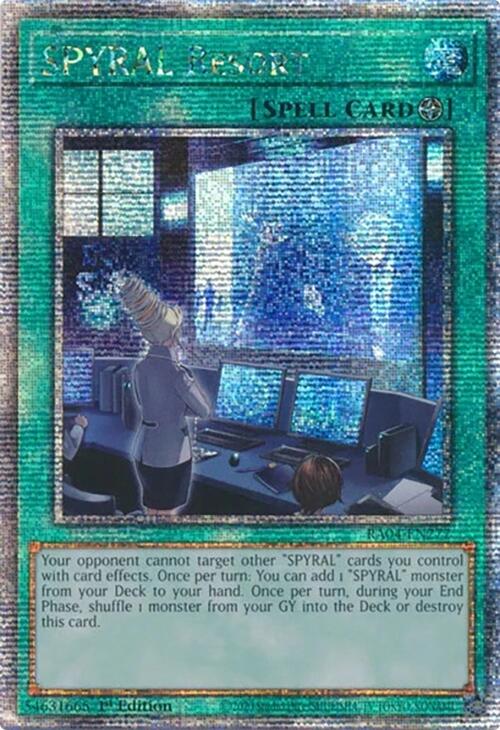 SPYRAL Resort [RA04-EN277] Quarter Century Secret Rare | Exor Games New Glasgow