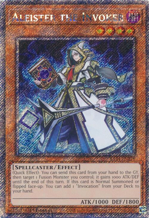 Aleister the Invoker [RA04-EN278] Platinum Secret Rare | Exor Games New Glasgow