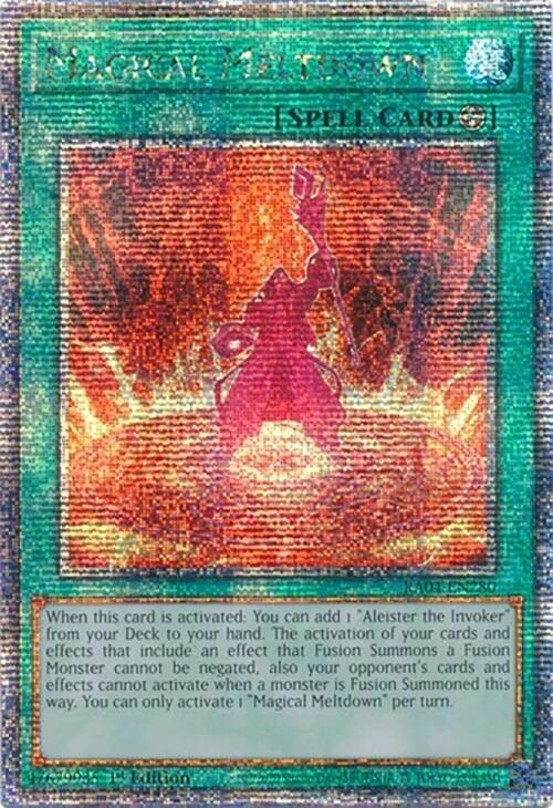 Magical Meltdown [RA04-EN280] Quarter Century Secret Rare | Exor Games New Glasgow