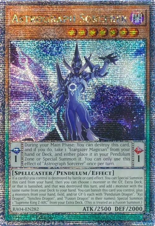 Astrograph Sorcerer [RA04-EN282] Quarter Century Secret Rare | Exor Games New Glasgow