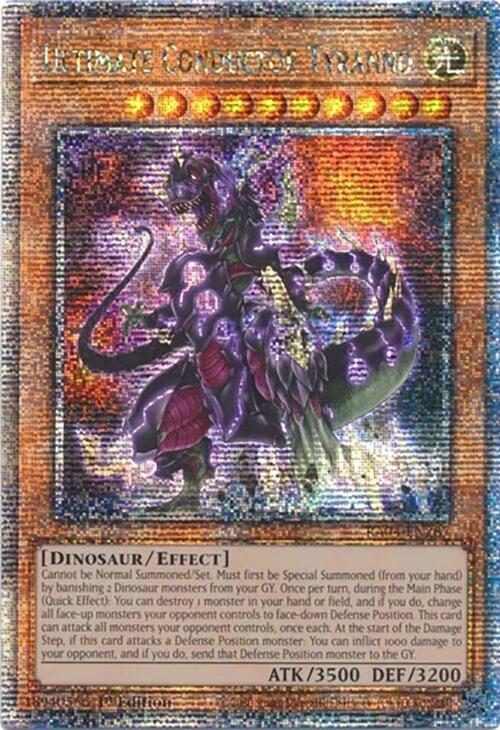 Ultimate Conductor Tyranno [RA04-EN287] Quarter Century Secret Rare | Exor Games New Glasgow