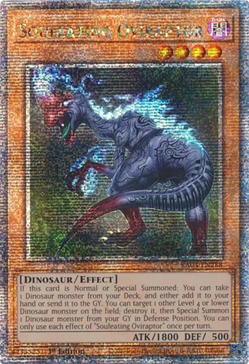 Souleating Oviraptor [RA04-EN288] Quarter Century Secret Rare | Exor Games New Glasgow