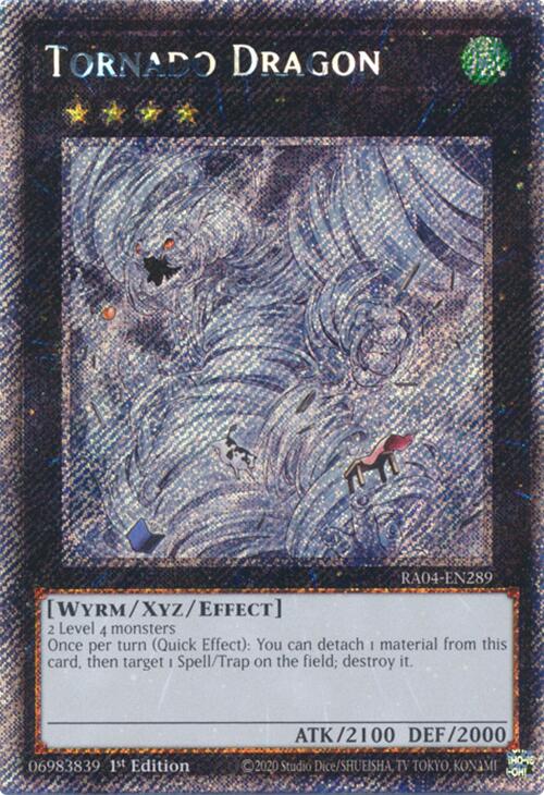 Tornado Dragon [RA04-EN289] Platinum Secret Rare | Exor Games New Glasgow