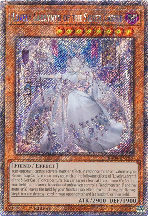 Lovely Labrynth of the Silver Castle [RA04-EN295] Platinum Secret Rare | Exor Games New Glasgow