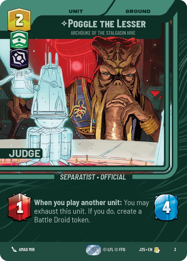Poggle the Lesser - Archduke of the Stalgasin Hive (3) (3) [Judge Promos] | Exor Games New Glasgow