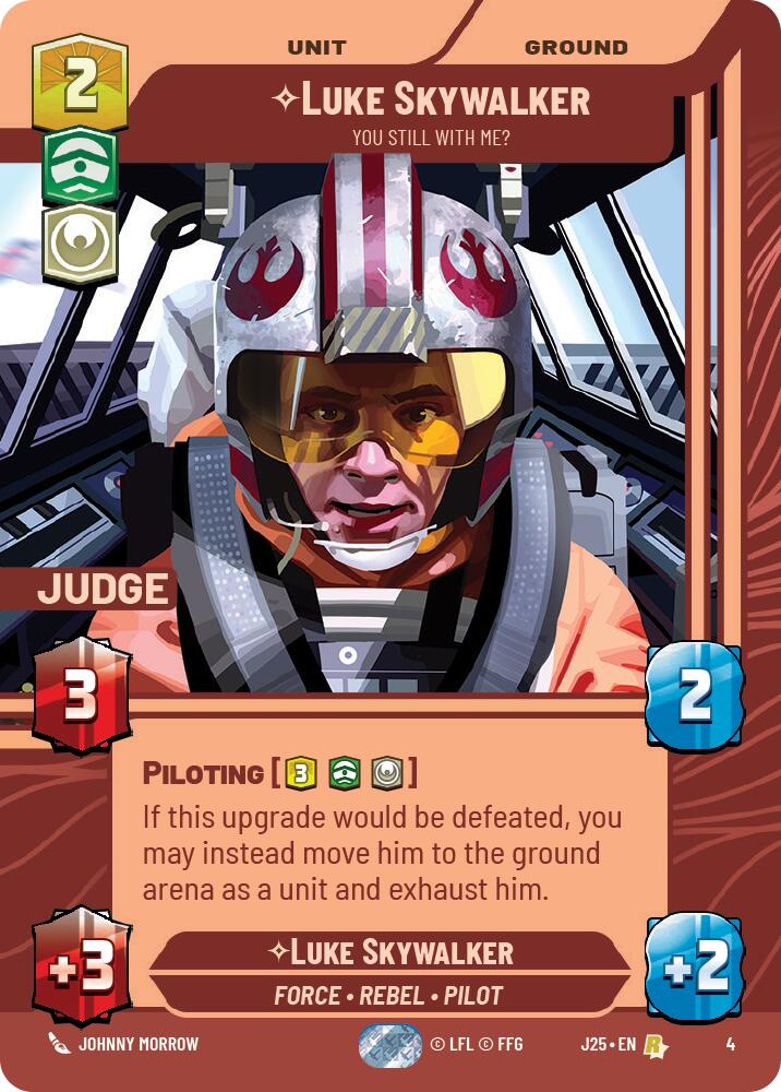 Luke Skywalker - You Still With Me? (4) (4) [Judge Promos] | Exor Games New Glasgow