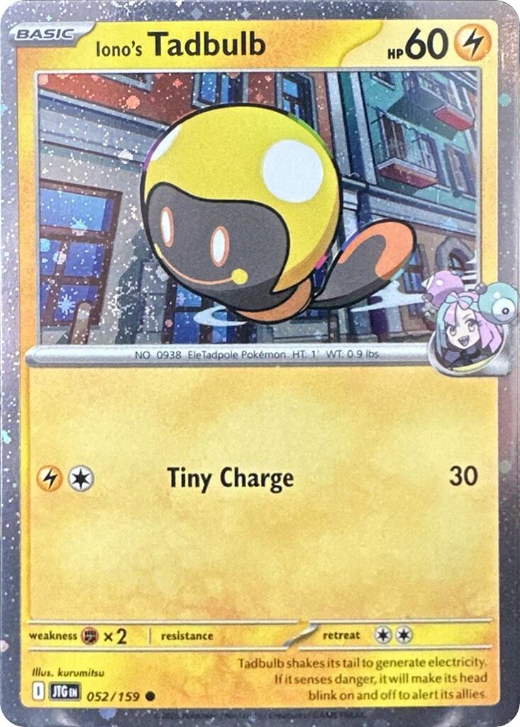 Iono's Tadbulb (052/159) (Cosmos Holo) [Scarlet & Violet: Journey Together] | Exor Games New Glasgow