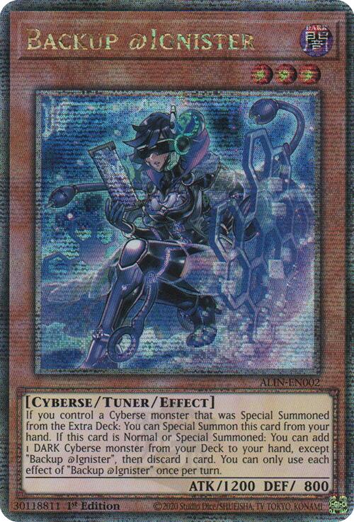 Backup @Ignister [ALIN-EN002] Quarter Century Secret Rare | Exor Games New Glasgow