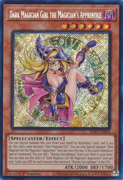 Dark Magician Girl the Magician's Apprentice [ALIN-EN004] Secret Rare | Exor Games New Glasgow