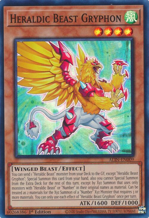 Heraldic Beast Gryphon [ALIN-EN009] Super Rare | Exor Games New Glasgow