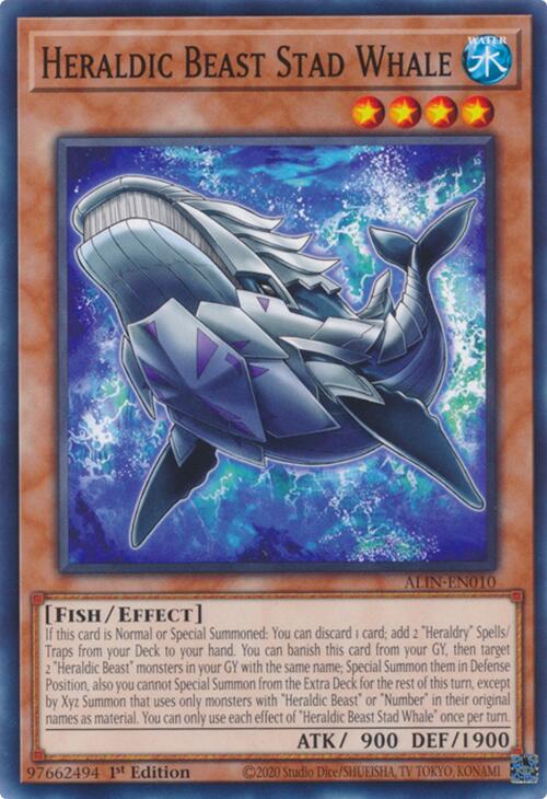 Heraldic Beast Stad Whale [ALIN-EN010] Common | Exor Games New Glasgow