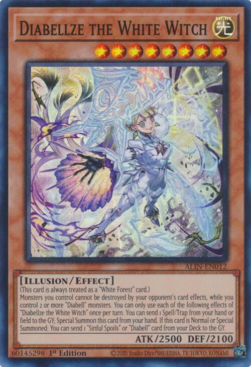 Diabellze the White Witch [ALIN-EN012] Super Rare | Exor Games New Glasgow