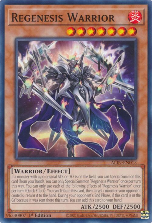 Regenesis Warrior [ALIN-EN013] Common | Exor Games New Glasgow