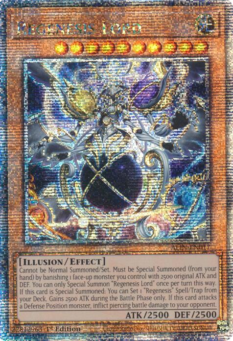 Regenesis Lord [ALIN-EN017] Quarter Century Secret Rare | Exor Games New Glasgow