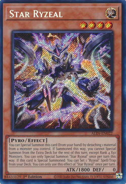 Star Ryzeal [ALIN-EN022] Secret Rare | Exor Games New Glasgow