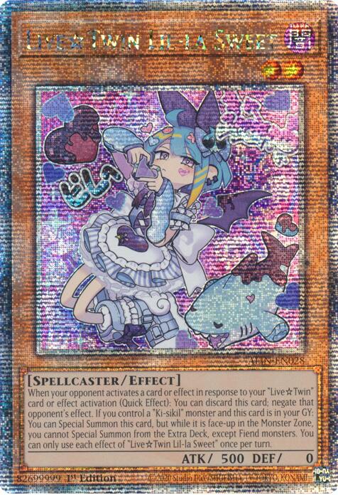 Live Twin Lil-la Sweet [ALIN-EN028] Quarter Century Secret Rare | Exor Games New Glasgow