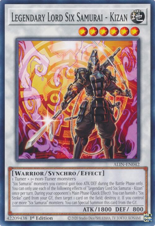 Legendary Lord Six Samurai - Kizan [ALIN-EN042] Common | Exor Games New Glasgow