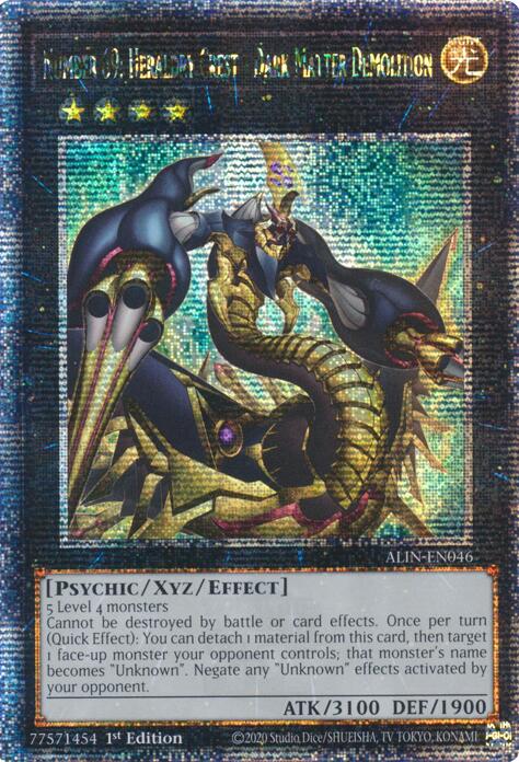Number 69: Heraldry Crest - Dark Matter Demolition [ALIN-EN046] Quarter Century Secret Rare | Exor Games New Glasgow