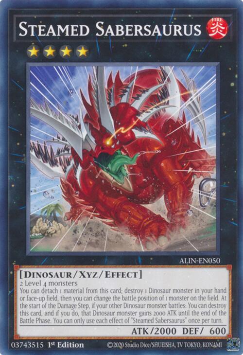Steamed Sabersaurus [ALIN-EN050] Common | Exor Games New Glasgow