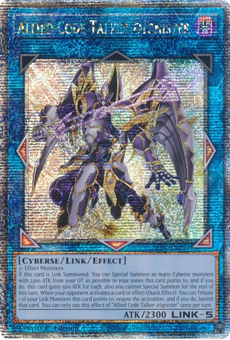 Allied Code Talker @Ignister [ALIN-EN051] Quarter Century Secret Rare | Exor Games New Glasgow
