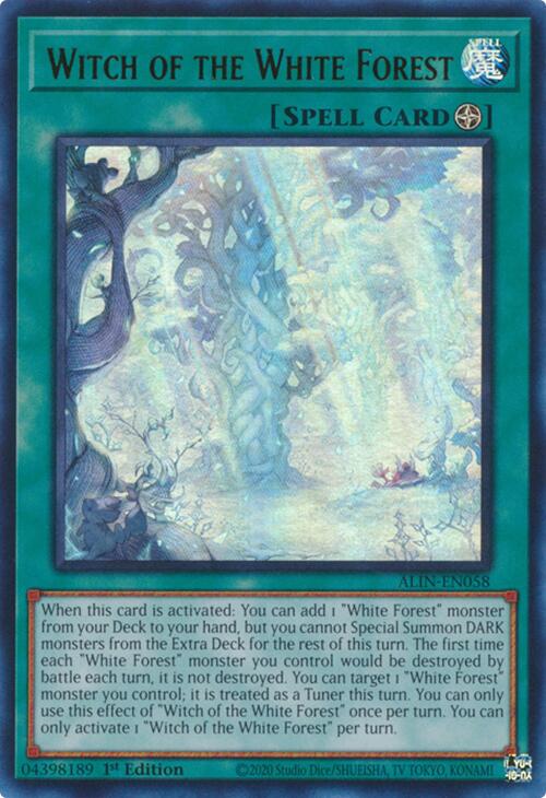 Witch of the White Forest [ALIN-EN058] Ultra Rare | Exor Games New Glasgow