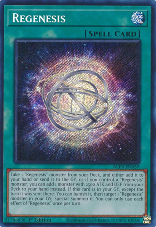 Regenesis [ALIN-EN059] Secret Rare | Exor Games New Glasgow