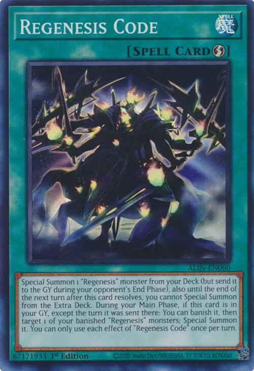 Regenesis Code [ALIN-EN060] Super Rare | Exor Games New Glasgow
