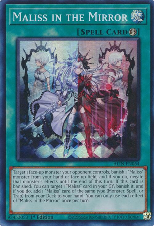 Maliss in the Mirror [ALIN-EN064] Super Rare | Exor Games New Glasgow