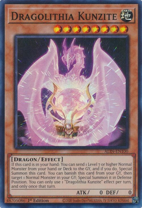 Dragolithia Kunzite [ALIN-EN100] Super Rare | Exor Games New Glasgow