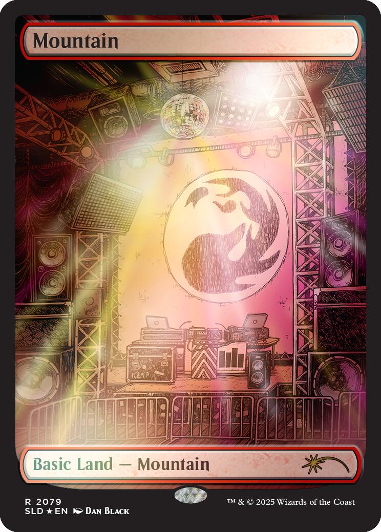 Mountain (2079) (Rainbow Foil) [Secret Lair Drop Series] | Exor Games New Glasgow