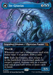 Jin-Gitaxias // The Great Synthesis (Borderless Alternate Art) [March of the Machine] | Exor Games New Glasgow