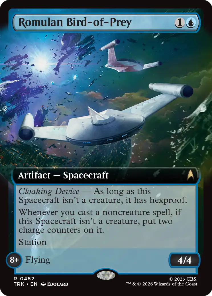 Romulan Bird-of-Prey (Extended Art) [Star Trek] | Exor Games New Glasgow
