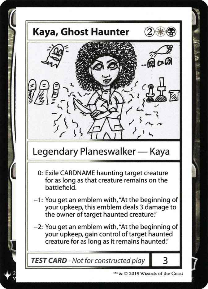 Kaya, Ghost Haunter [Mystery Booster Playtest Cards] | Exor Games New Glasgow