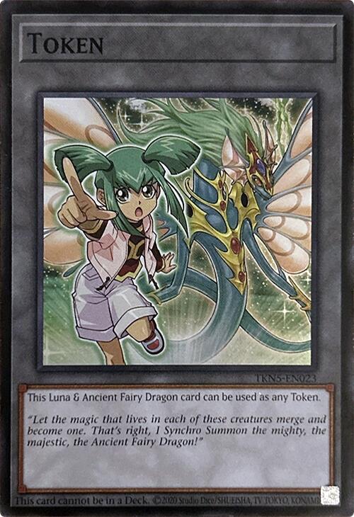Token (Luna & Ancient Fairy Dragon) [TKN5-EN023] Super Rare | Exor Games New Glasgow