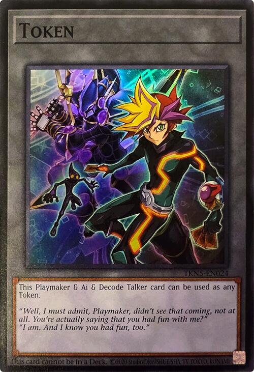 Token (Playmaker & Ai & Decode Talker) [TKN5-EN024] Super Rare | Exor Games New Glasgow