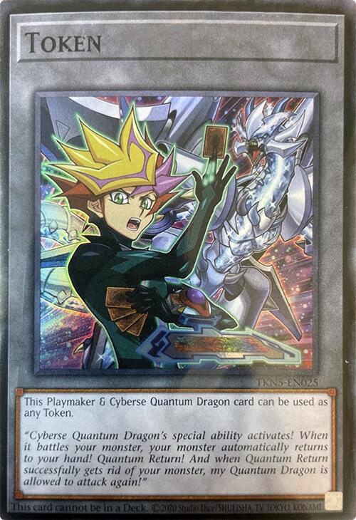 Token (Playmaker & Cyberse Quantum Dragon) [TKN5-EN025] Super Rare | Exor Games New Glasgow