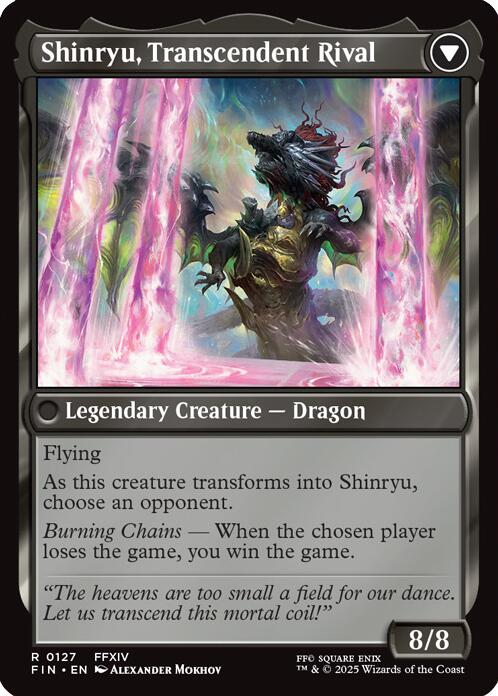 Zenos yae Galvus // Shinryu, Transcendent Rival [FINAL FANTASY] | Exor Games New Glasgow