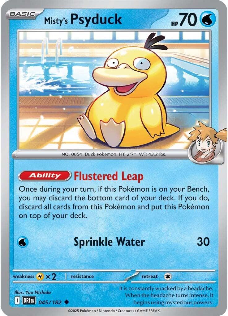Misty's Psyduck (045/182) [Scarlet & Violet: Destined Rivals] | Exor Games New Glasgow