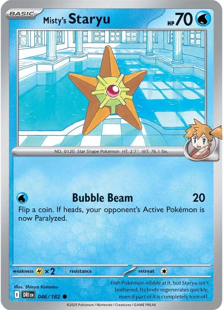 Misty's Staryu (046/180) [Scarlet & Violet: Destined Rivals] | Exor Games New Glasgow