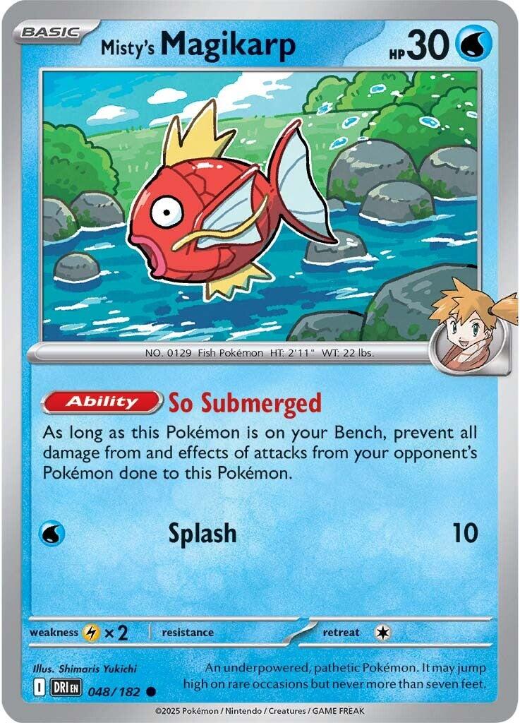 Misty's Magikarp (048/182) [Scarlet & Violet: Destined Rivals] | Exor Games New Glasgow