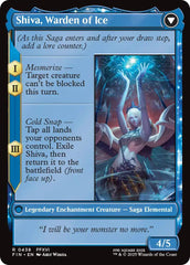 Jill, Shiva's Dominant // Shiva, Warden of Ice (Extended Art) [FINAL FANTASY] | Exor Games New Glasgow